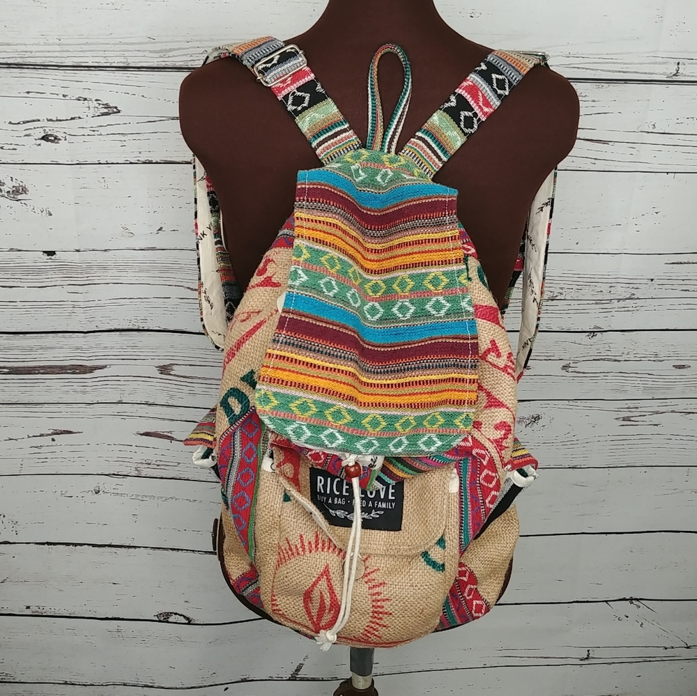 Rice Love Boho Backpack